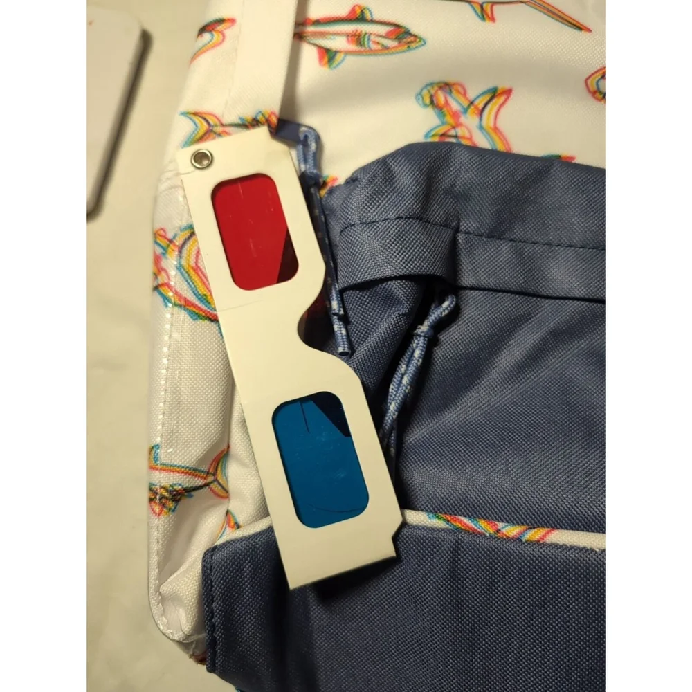 Child's Backpack 3D Ocean Animals 3D Glasses Included